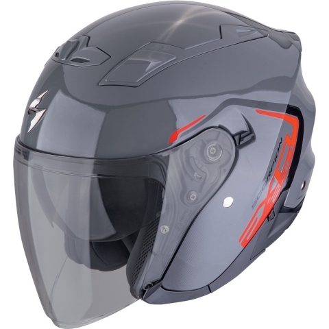 SCORPION EXO-230 Cit-e, Jet helmet, Grey-Red