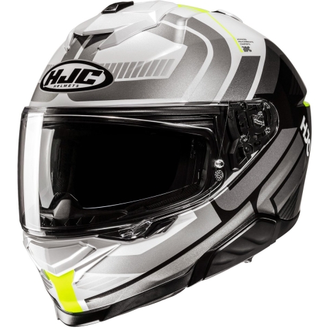 HJC i71 Viz, Full-face helmet, Grey Yellow