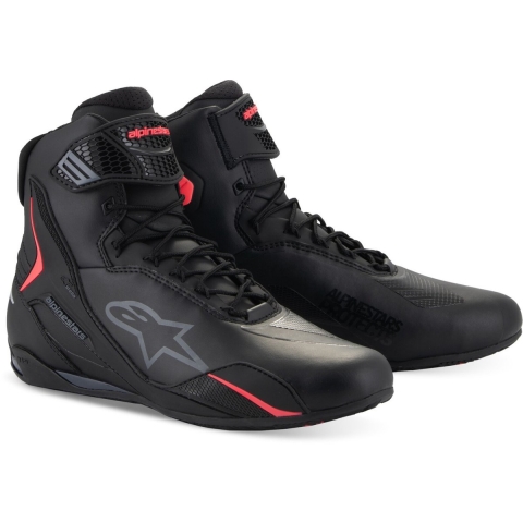 ALPINESTARS Stella Faster-4, Motorcycle shoes, Black-Diva Pink