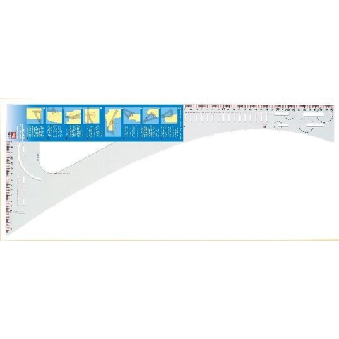 Prym Multifunktions-Schneiderecke Transparent 60x24cm - 1 Stück