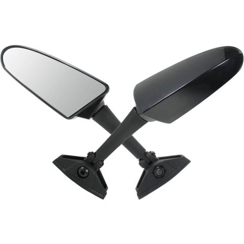 CHAFT Sport Series, Front mirrors for motorcycles, Black (per pair)