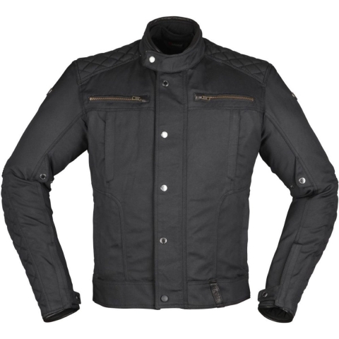 MODEKA Thiago, Men's textile motorcycle jacket, Black