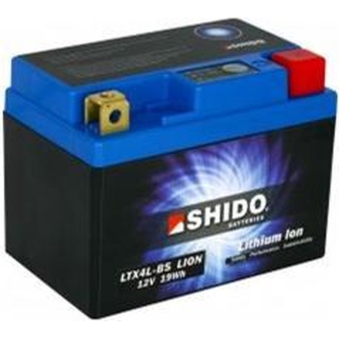 SHIDO Lithium-Ion battery, Batteries for motorcycle & scooter, LTX4L-BS