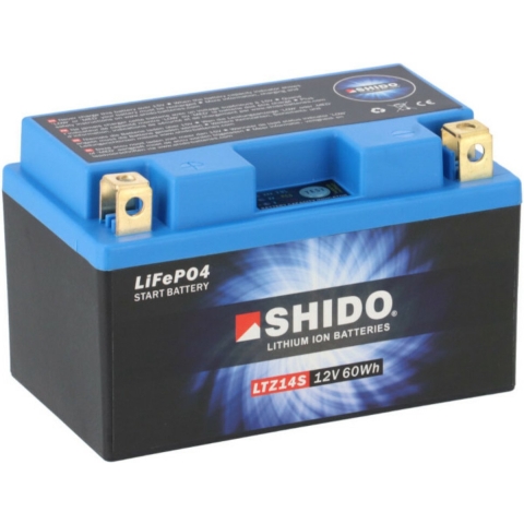 SHIDO Lithium-Ion battery, Batteries for motorcycle & scooter, LTZ14S