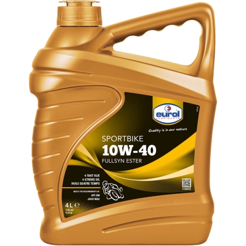 EUROL 10W-40 Synthetic, Engine oil 4T, Sportbike 4 litres