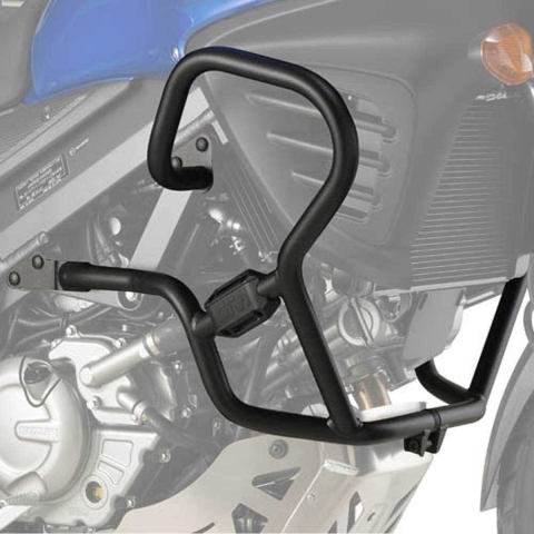 GIVI Crash bar, bars for motorcycles, TN3101 Black powder-coated steel lower