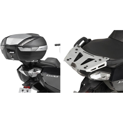 GIVI SRA Top case holder aluminium, Motorcycle-specific luggage, SRA5106