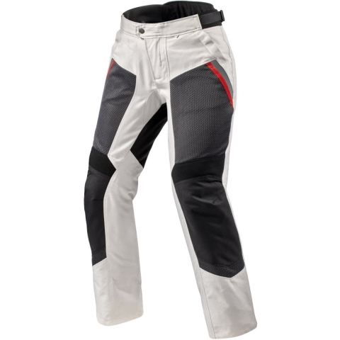 REV'IT! Tornado 4 H2O Lady pants, Women's summer motorcycle, Silver Black
