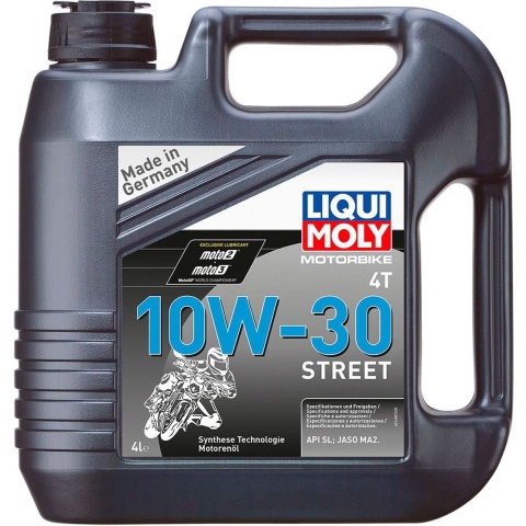 LIQUI MOLY 10W-30 semi-synthetic Street, Engine oil 4T, 4L
