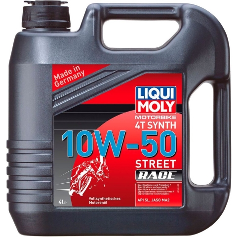 LIQUI MOLY 10W-50 synthetic Street Race, Engine oil 4T, 4L