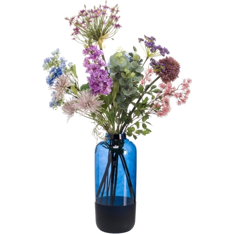 Seidenblumenstrauß lila Blumen Kunstpflanze exkl. Vase Kollektion