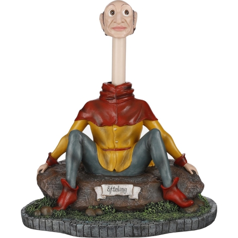 Langnek animatie l30,5xb22xh34,5cm Weihnachtshaus