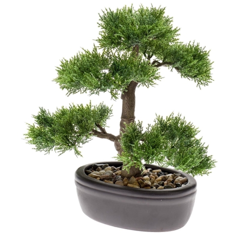 Seidenpflanze Bonsai Cedar Kunstpflanze Kollektion