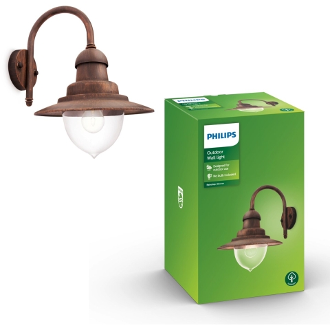 Raindrop Außenwandleuchte 1-flammig bronze Beleuchtung