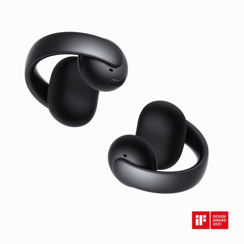 Soundcore AeroClip schwarz | In-Ear-Kopfhörer | Virtual Bass-Technologie | Noise Cancelling | Mikrofon | Bluetooth | Wasserschutz | Hi-Res Audio
