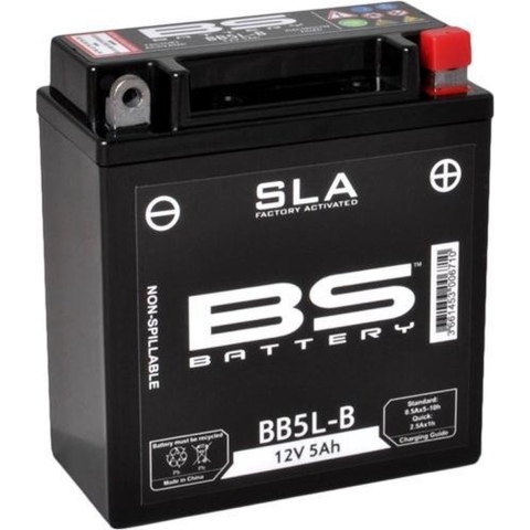 BS BATTERY Sealed battery maintenance free, Batteries for motorcycle & scooter, BB5L-B SLA