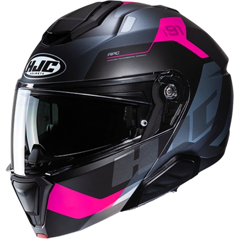 HJC i91 Carst, Modular helmet, Matt grey Pink