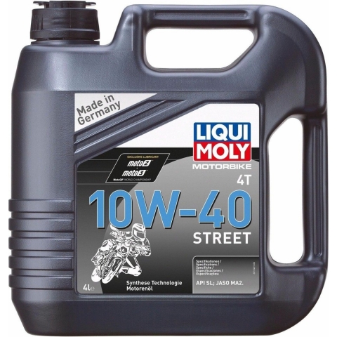 LIQUI MOLY 10W-40 semi-synthetic Street, Engine oil 4T, 4L