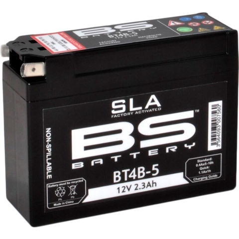BS BATTERY Sealed battery maintenance free, Batteries for motorcycle & scooter, BT4B-5 SLA