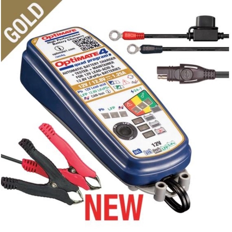 OPTIMATE 4 Quad Program (TM630), Trickle chargers for motorcycles, 1.25A