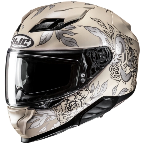 HJC F71 Eliz, Full-face helmet, Matt taupe Grey