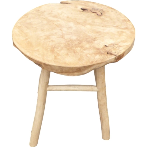 Teakholz Hocker groß