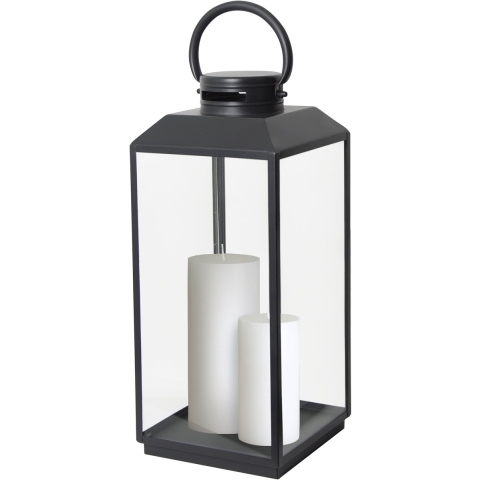 Newport Windlicht Schwarz Large
