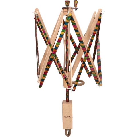 KnitPro Signature Garnwickler Birke Natur/Print Ø48cm 71cm