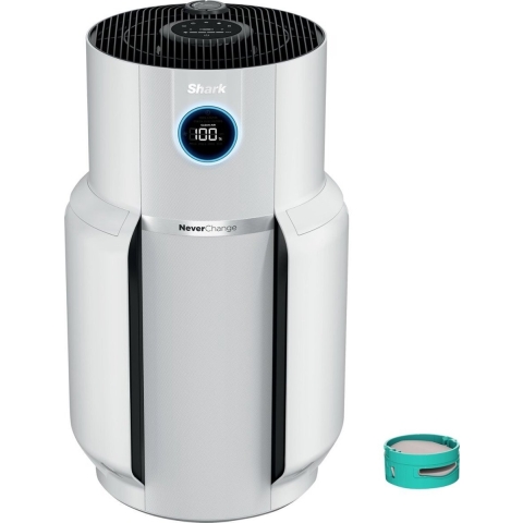 Shark HP300EU weiß | Luftreiniger | 4-stufiges Filtersystem | anpassende Reinigungsleistung | Anti-Outdour-Technologie | LED-Bildschirm