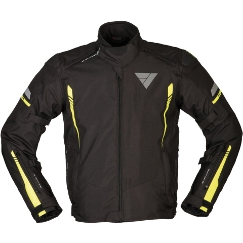 MODEKA Aenergy, Men's textile motorcycle jacket, Black Yellow