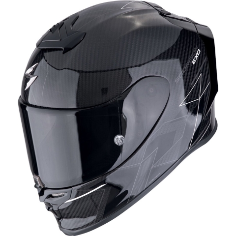 SCORPION EXO-R1 Evo Carbon Air Cynergy, Full-face helmet, Black-White