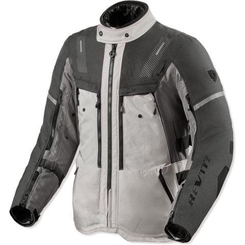 REV'IT! Sand 5 H2O Jacket, Men's textile motorcycle, Silver Anthracite