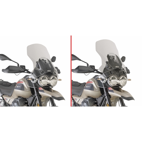 GIVI Windshield, for motorcycles and scooters, D8209ST Tall transparent