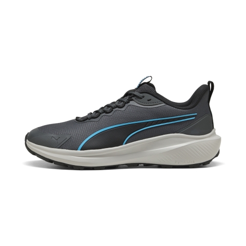 PUMA Skyrocket Lite Trail Laufschuhe, Schuhe, Dusky Grau/Speed Blau, 40.5