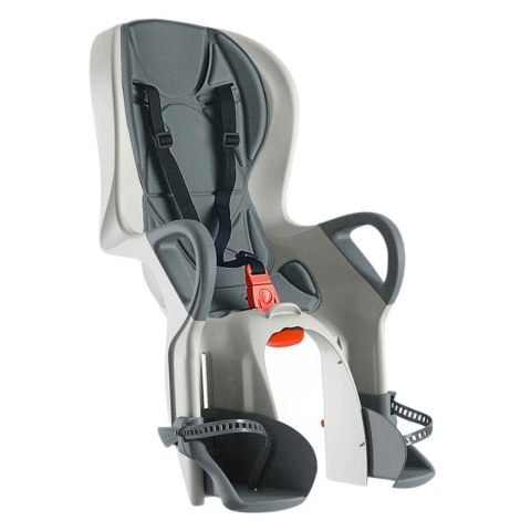 OkBaby 10+ Fahrradsitz hinten, Grau/Grau