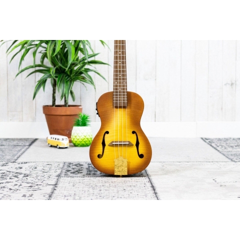 Ortega RUSL-HSB ORTEGA Saloon Series Konzert Ukulele mit PU incl. Gigbag