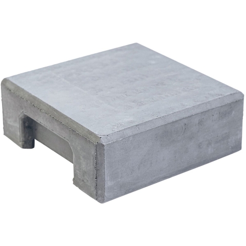 Berton Abdeckkappe weiß/grau Endmodell Flachkopf