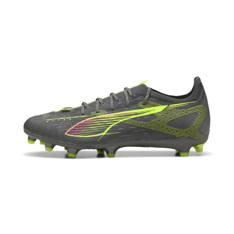 PUMA ULTRA 5 PRO FG/AG Fußballschuhe Unisex, Schuhe, Matte Aged Silver/Gelb Alert/Sun Struck, 40