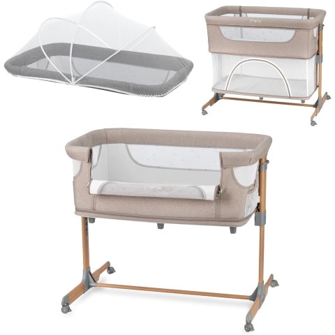 Beistellbett MoMi Smart Bed 4 IN 1 Beige