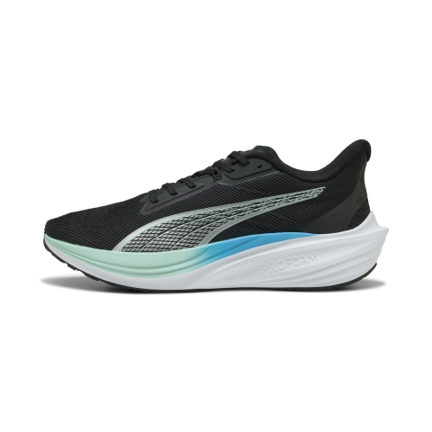 PUMA Darter Pro Laufschuhe, Sport, Schwarz/Silver/Mint Melt, 47