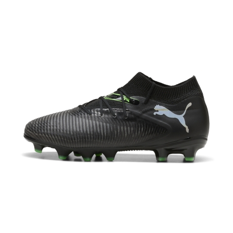 PUMA FUTURE 8 PRO FG/AG Fußballschuhe Teenager, Schuhe, Schwarz/Cool Light Grau/Grün, 29