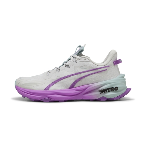 PUMA Fast-Trac NITRO™ 3 Trail Running Schuhe Damen, Schuhe, Feather Grau/Pure Magenta/Modern Mint, 36
