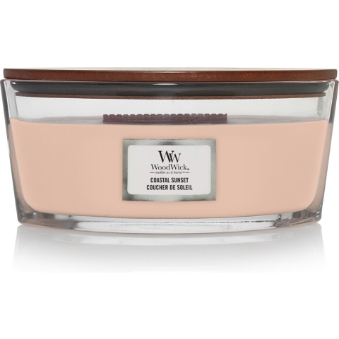 Küsten-Sonnenuntergang Ellipse Kerze