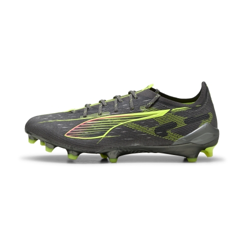 PUMA ULTRA 5 ULTIMATE FG Fußballschuhe Unisex, Schuhe, Matte Aged Silver/Gelb Alert/Sun Struck, 38.5