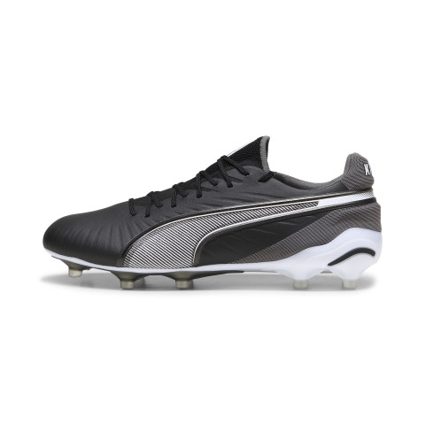 PUMA KING ULTIMATE FG/AG Fußballschuhe Unisex, Schuhe, Schwarz/Weiß/Cool Dark Grau, 46.5