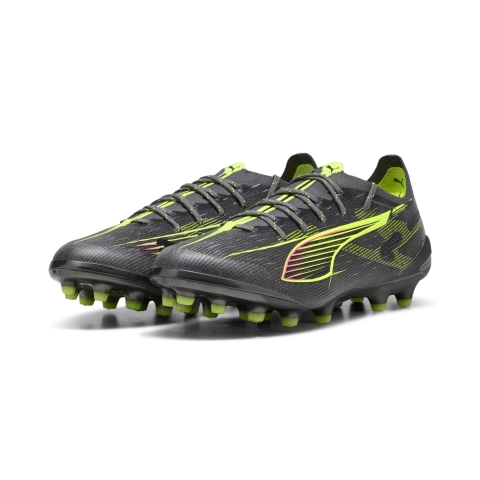 PUMA ULTRA 5 ULTIMATE AG Fußballschuhe Unisex, Sport, Matte Aged Silver/Gelb Alert/Sun Struck, 46.5