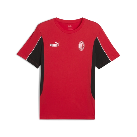 PUMA AC Milan ftblARCHIVE T-Shirt Herren, Sport, Rot/Schwarz, XS