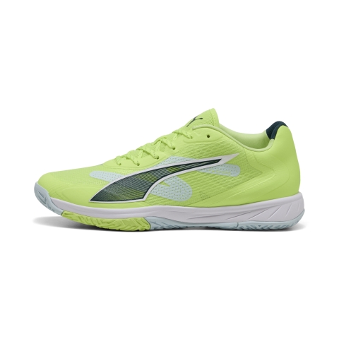 PUMA Accelerate Turbo 4 Handballschuhe Unisex, Schuhe, Fizzy Light/Grün Terrain/Weiß, 40.5