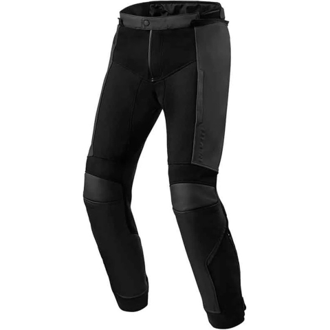 REV'IT! Ignition 4 H2O pants, Men's leather motorcycle, Black long