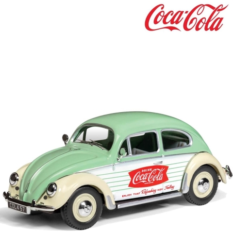 Weihnachtsminiatur Coca-Cola Volkswagen Käfer 1:43